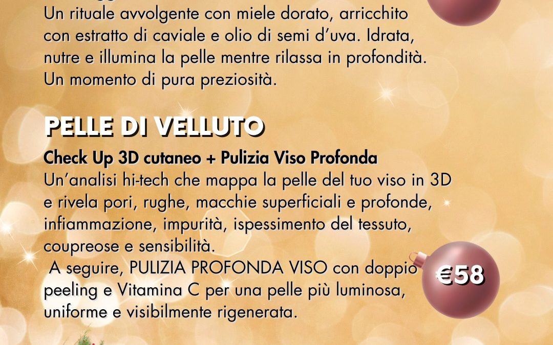 BLACK FRIDAY CHRISTMAS 2025 – SOLO DA WELLNESS SUITE!
Da oggi, venerdì 21 novem…