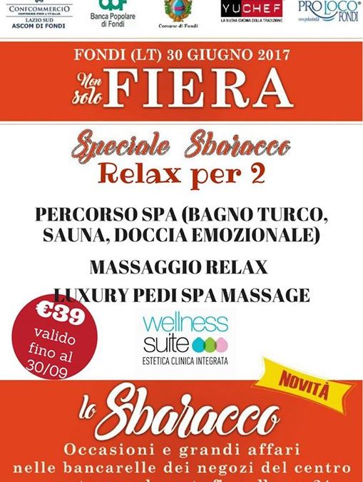 In occasione dell’evento “Lo Sbaracco”, che si terrà a Fondi Il 30 Giugno 2017, …