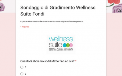 Sondaggio di Gradimento Wellness Suite Fondi