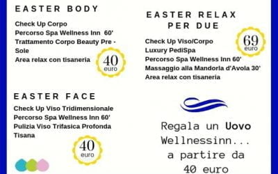 PASQUA 2019  A Pasqua regala un UOVO WELLNESS INN a partire da € 40… Scegli t…