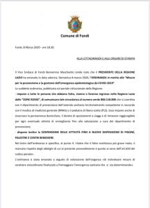 In ottemperanza all039ordinanza comunale appena emanata Wellness Suite comuni