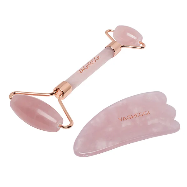 GUA SHA E ROLLER SET (per massaggi al viso) - VAGHEGGI