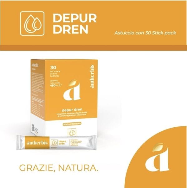 ANTHERBIS - DEPUR DRAIN Stick Pack 30x15ml
