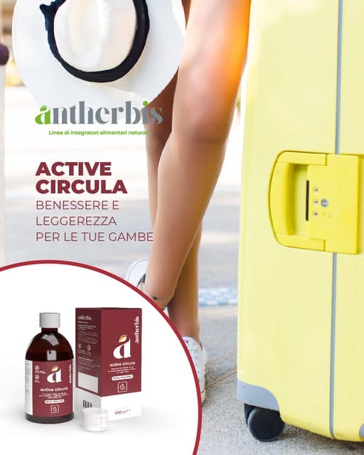 Active Circula  di Antherbis  è l’integratore ideale per chi soffre di gambe pes…