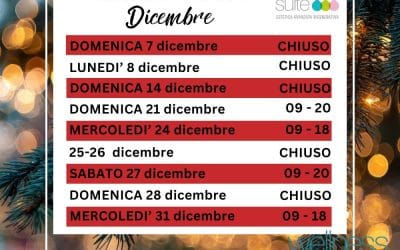 Comunicazione Importante – Aperture Straordinarie Dicembre 
Gentili clienti,
in…